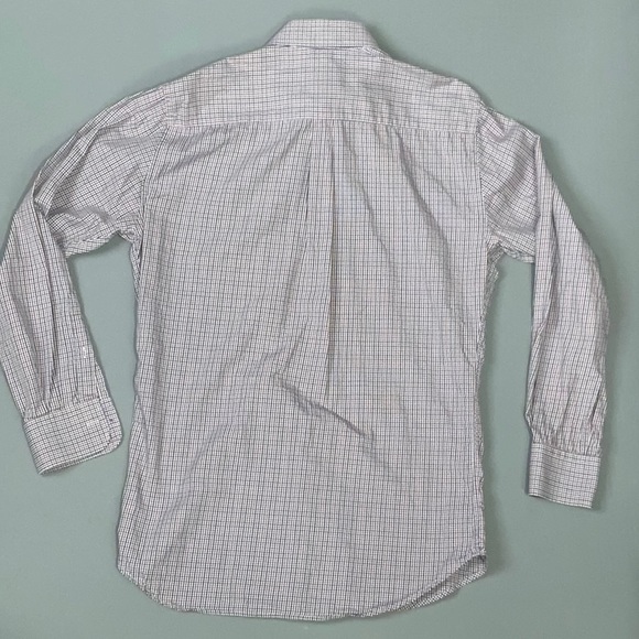 Peter Millar plaid cotton dress shirt size M - Picture 7 of 7